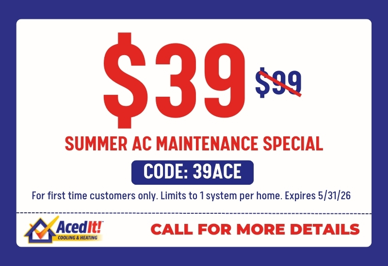 ACED IT - Summer AC Maintenance Special $39 (CODE_ 39ACE)
